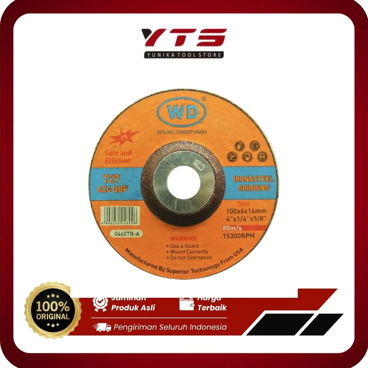 WD Mata Gerinda 4inch x 6mm