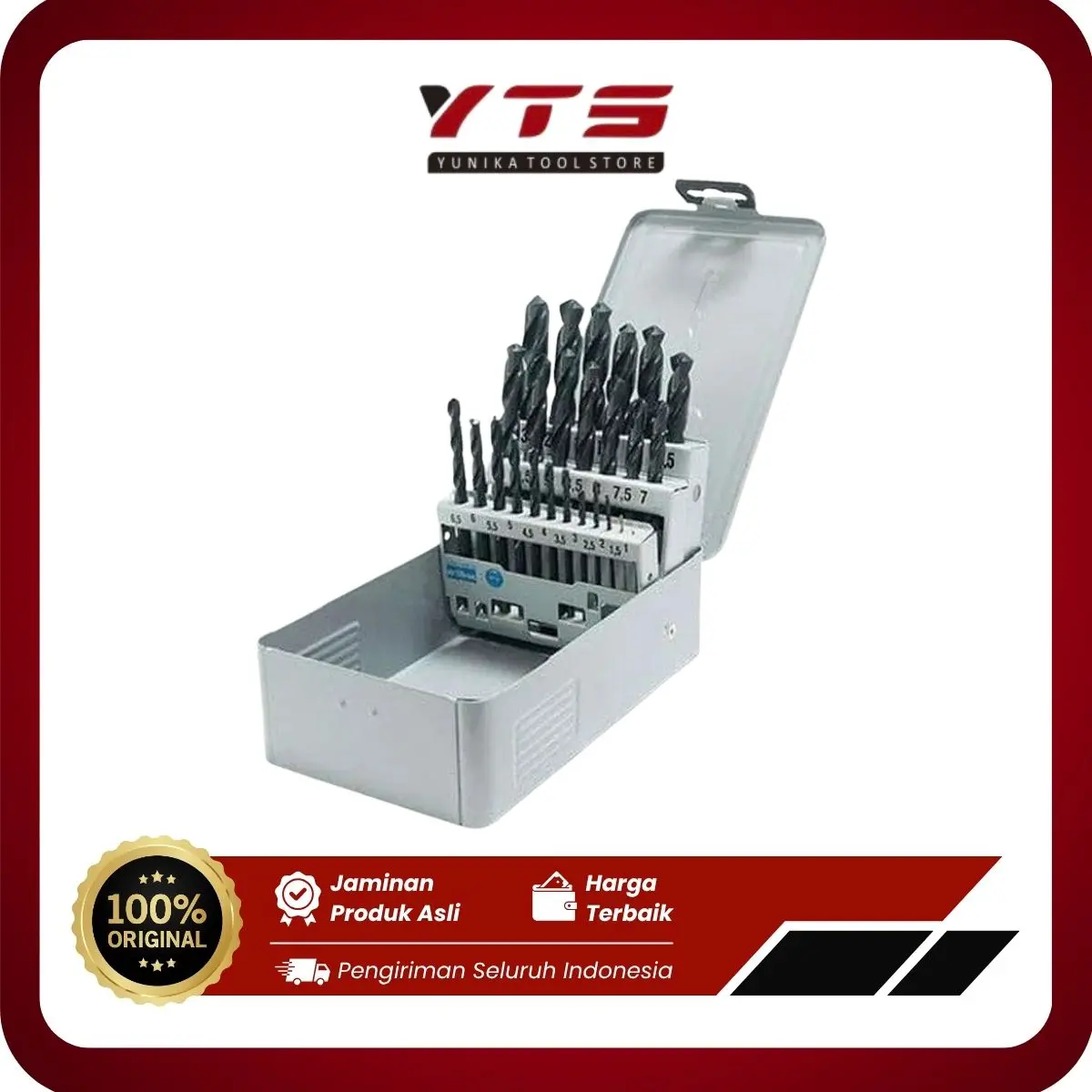 Nachi Mata Bor Set HSS 1-13mm